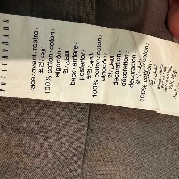 Pottery Barn King Pillow Shams 2 - Picture 3 of 4